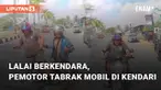 Beredar video viral terkait kecelakaan karena lalai bermain ponsel. Kecelakaan ini terjadi di Jalan Sultan Hasanuddin, Kendari Barat pada Senin (13/11/2023)