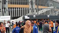 Suasana Stadion Nasional Bukit Jalil sebelum upacara penutupan SEA Games 2017, Rabu (30/8/2017). (Liputan6.com/Cakrayuri Nuralam)