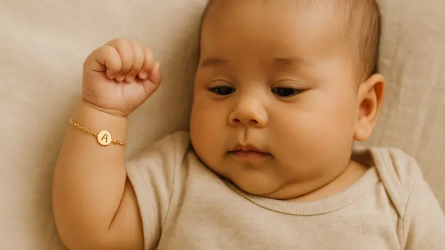 Model Gelang Emas Bayi 1 Gram/Ilustrasi gambar oleh AI