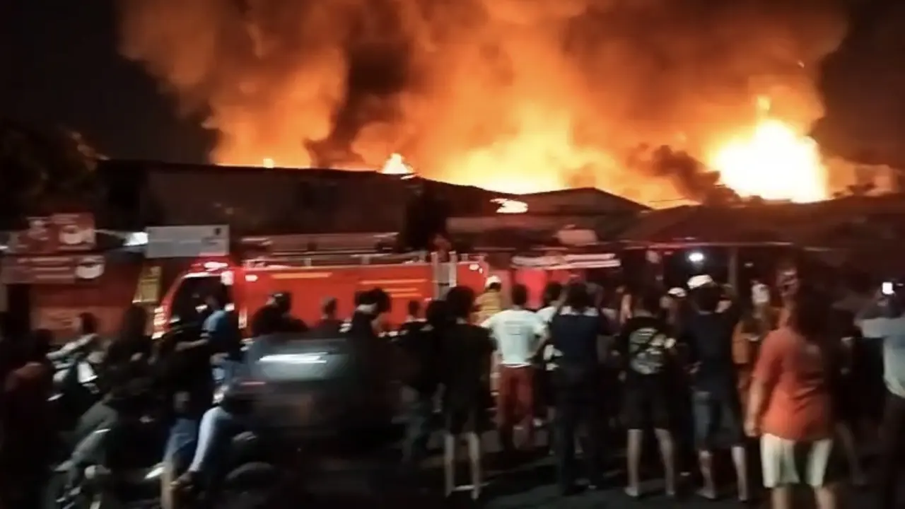 Kebakaran di Kemayoran