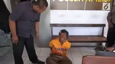 Puluhan warga di Jember, Jawa Timur, senin siang, mengejar seorang pelaku pencurian gabah, yang kabur usai dipergoki mencuri di sebuah gudang.