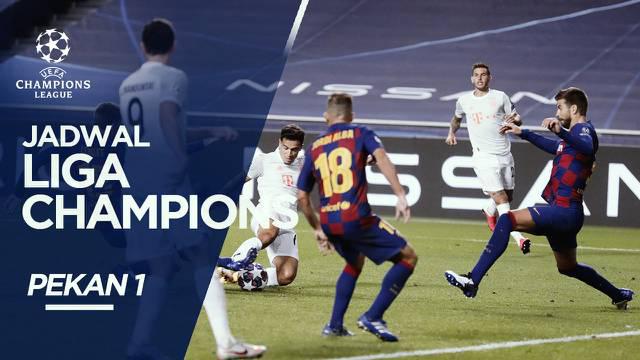 Berita Video, Jadwal Liga Champions Pekan 1, Barcelona Hadapi Bayern Munchen