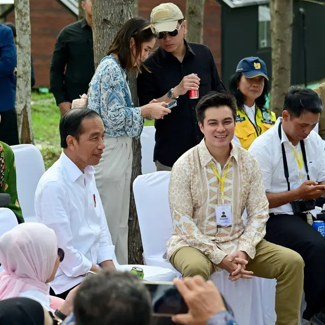 7 Potret Baim Wong Kunjungi IKN Bersama Presiden Jokowi, Ingin Ikut Investasi