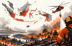 Infografis: Update Kebakaran Hutan Kalteng dan Sumsel
