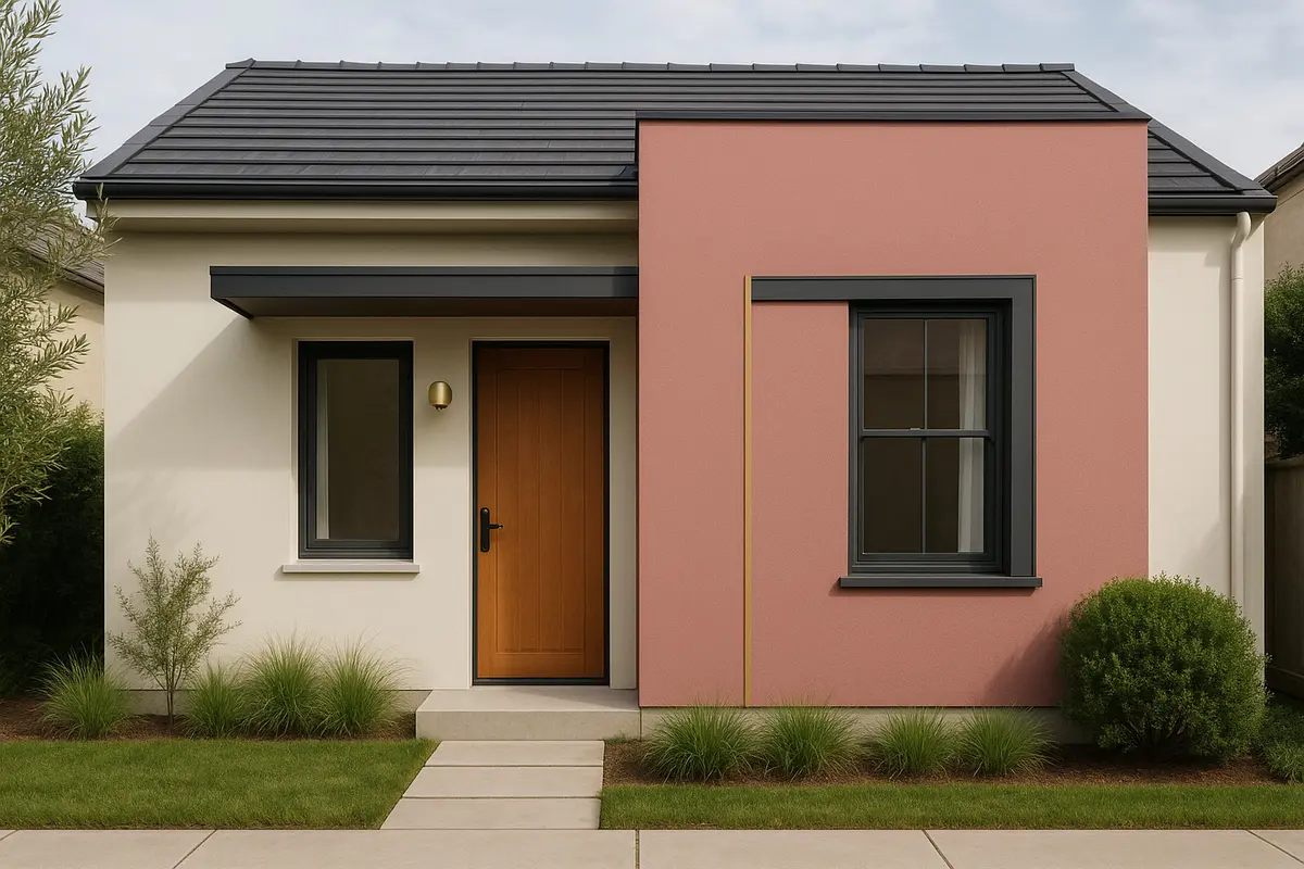 Inspirasi Warna Cat Rumah Minimalis 1 Lantai Tren 2025 (Foto: ChatGPT)
