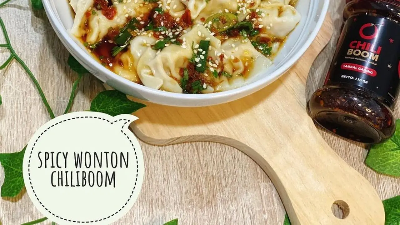 Wonton ayam pedas