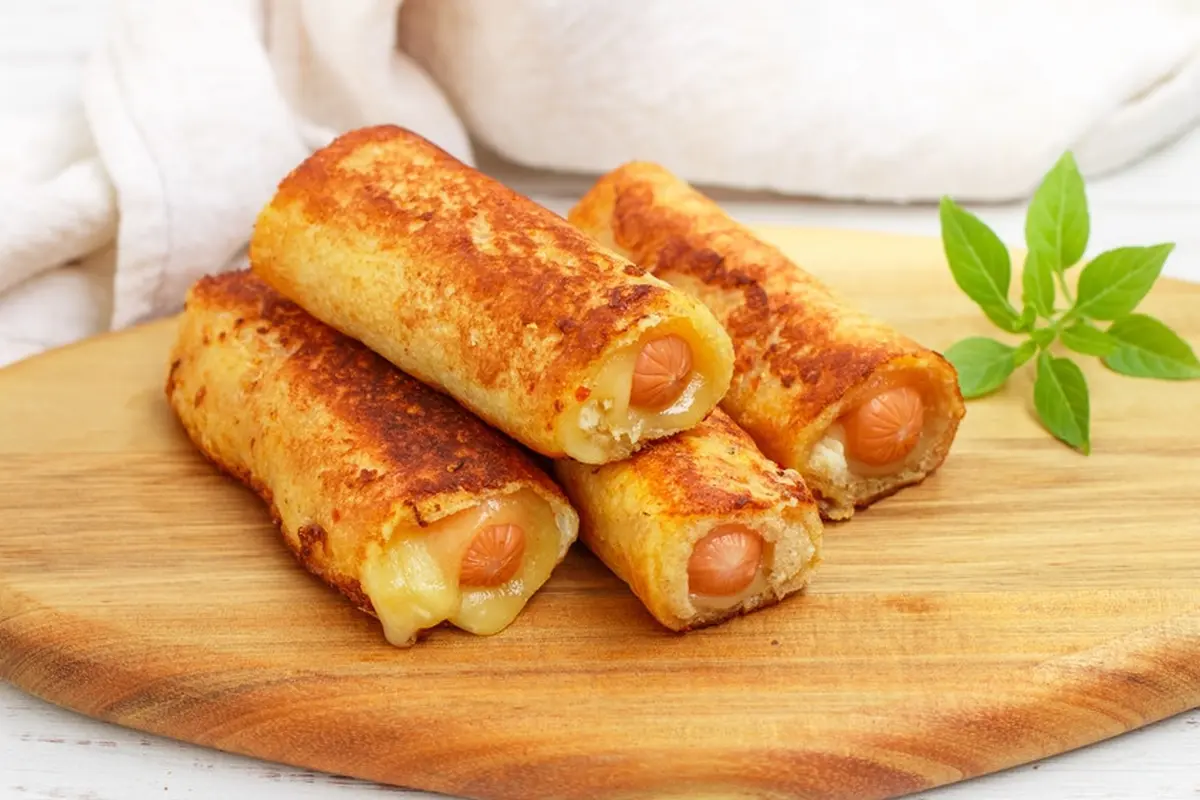 roti tawar gulung sosis
