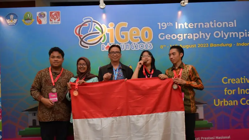 Sukses Jadi Tuan Rumah Gelaran iGeo 2023, Indonesia Berhasil Bawa Empat Medali