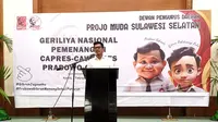 Ketua DPD Projo Muda Sulsel Muhtadin Bahar (Liputan6.com/Fauzan)