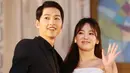 “Turut bahagia dari Indonesia untuk #songsongcouple Song Joong Ki dan Song Hye Kyo untuk rencana nikahnya,” tulis Ridwan Kamil. (doc.Allkpop)