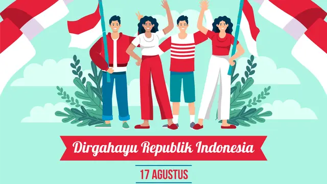Ilustrasi HUT RI, Kemerdekaan Indonesia