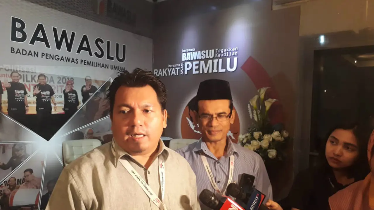 Tim Kampanye Nasional pasangan capres dan cawapres nomor urut 1 Jokowi-Ma'ruf Amin menyambangi kantor Bawaslu RI.