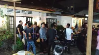 Gempa berkekuatan 5,6 skala Richter (SR) di Deli Serdang, membuat warga Medan, Sumatera Utara, panik. (Liputan6.com/Reza Perdana)
