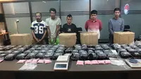 Bareskrim Polri mengungkap peredaran gelap narkotika dengan barang bukti sabu seberat 86,386 kilogram dan 5.171 butir pil ekstasi.