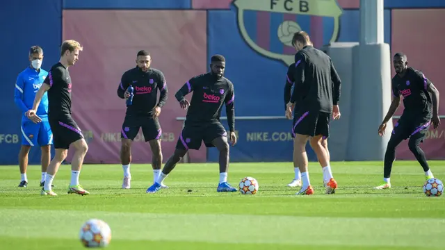 FOTO: Barcelona Siap Duel Lawan Dynamo Kiev di Liga Champions