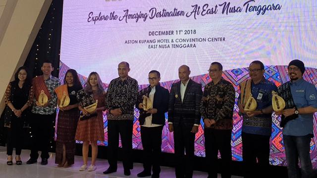 Talkshow Collaborative Destination Development (CDD) bertema "Explore The Amazing Destination at East Nusa Tenggara" di Aston Hotel & Convention Center, Kupang, Selasa (11/12/2018). (Istimewa)