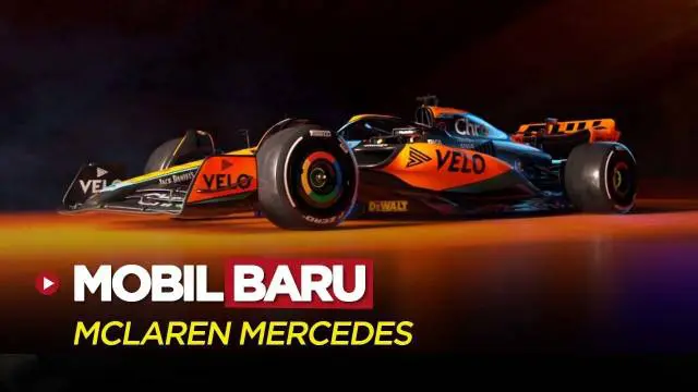 Berita Video, McLaren Rilis Mobil Baru untuk Formula 1 Musim Depan pada Senin (13/2/2023)