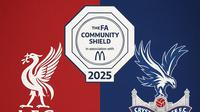 FA Community Shield 2025 mempertemukan Liverpool dan Crystal Palace (Generated AI)