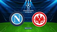 Link Live Streaming Liga Champions: Napoli Vs Eintracht Frankfurt