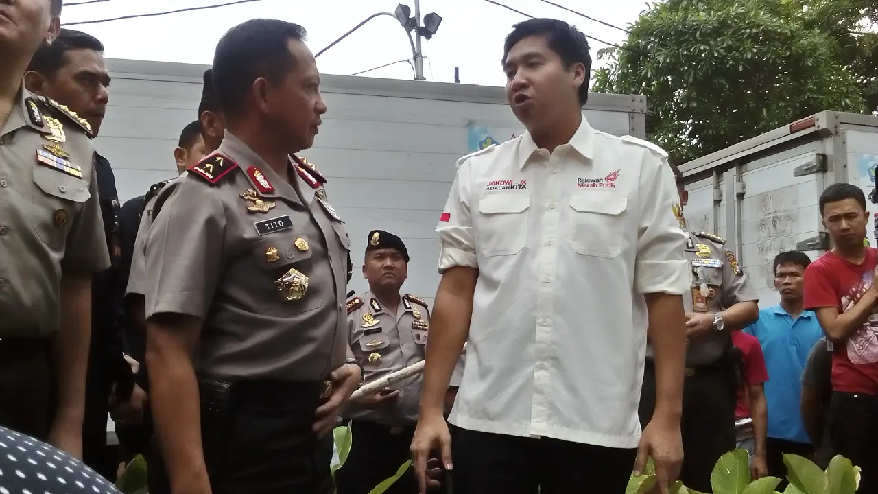 Kapolda Metro Jaya dan Maruarar Sirait