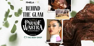 The Body Shop menampilkan tata rias yang apik dalam ajang Parade Wastra Nusantara. simak keseruan di balik panggung Parade Wastra Nusantara dna The Body Shop dalam video berikut!