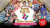 Konser Raya 27 Tahun Indosiar Luar Biasa dapat diskasikan spesial tanpa jeda iklan di Vidio. (Dok. Vidio)