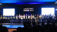 Persib Bandung memperkenalkan skuat, jersey, dan sponsor untuk mengarungi Shopee Liga 1 2019, Sabtu (11/5/2019) di Hotel Savoy Homann, Kota Bandung. (Bola.com/Erwin Snaz)