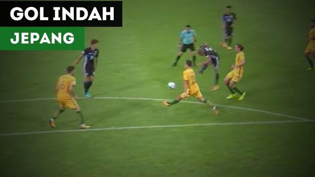 Berita video Jepang memastikan diri lolos setelah menang 2-0 atas Australia, di mana salah satu golnya tercipta dengan indah, Kamis (31/8/2017).