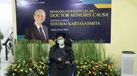 Soedjai Kartasasmita dianugerahi Doktor Kehormatan (Honoris Causa) oleh Universitas Sumatera Utara (USU). (Dok. PTPN)