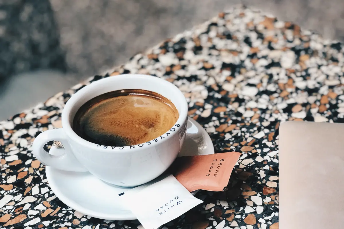 Ilustrasi kopi hitam