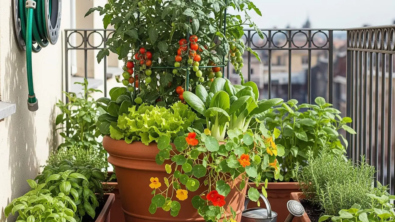 Trik Menyusun Pot Kebun Sayur Supaya Rapi di Teras Sempit