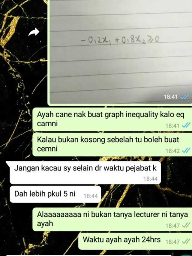 Viral, Begini Aksi Kocak Ayah Diminta Tolong Anak Kerjakan Soal Fisika