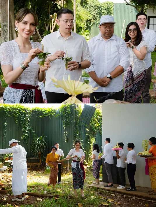 Cinta Laura pulas wajahnya dengan makeup flawless semi bold dan rambut updo yang sisakan poni [@claurakiehl]