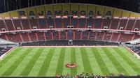 Laga persahabatan akan digelar di Stadion Rajamangala, Bangkok, Thailand. (AFP/Nhac Nguyen)