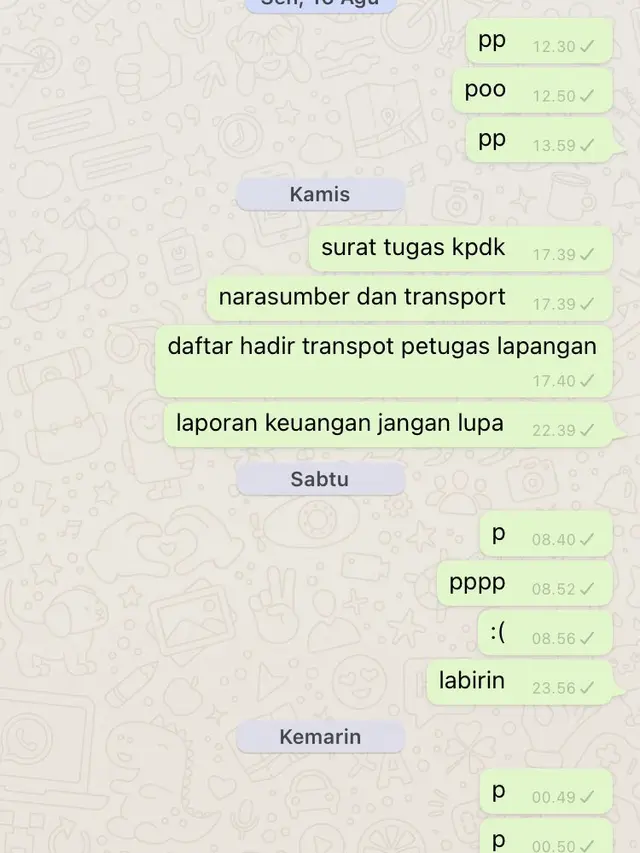 6 Chat ke Diri Sendiri di WhatsApp Ini Bikin Senyum-senyum