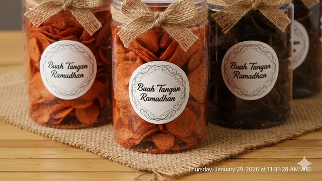 Ide Hampers Snack Kiloan Packing Sendiri untuk Ramadhan 2026. AI