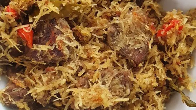 Dendeng Serundeng Pedas Manis
