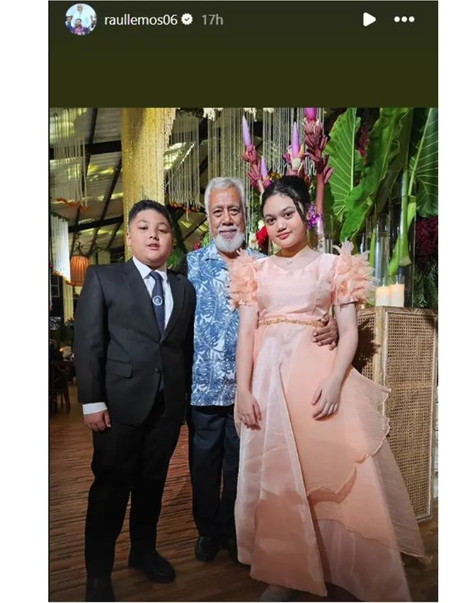 6 Potret Krisdayanti di Malam Resepsi Nadine Kaiser, Tampil Senada dengan Amora