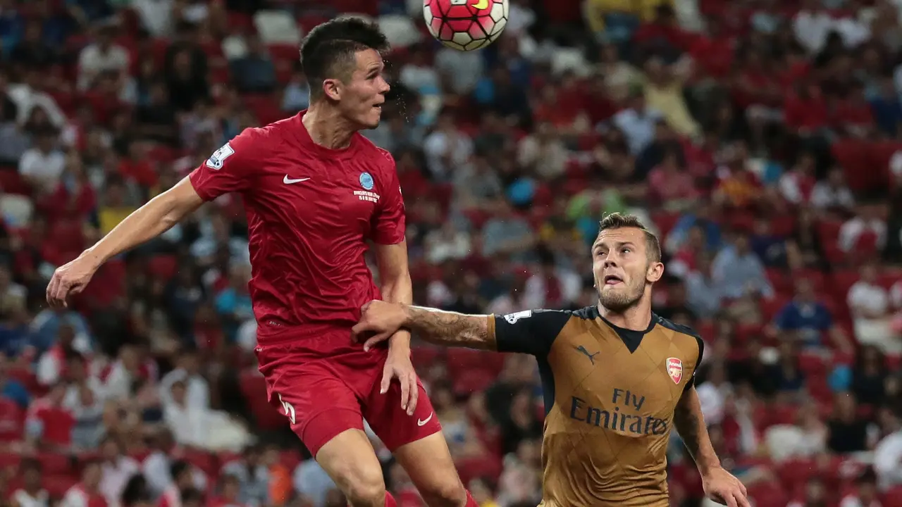 Arsenal vs Singapura Selection