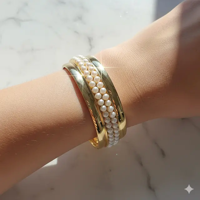 Model Gelang Emas 10 Gram Buat Ibu yang Elegan, Gemini