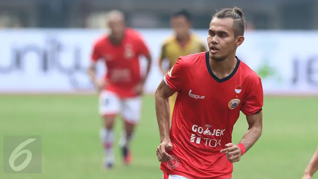 Pemain Persija Jakarta M Rezaldi Hehanusa