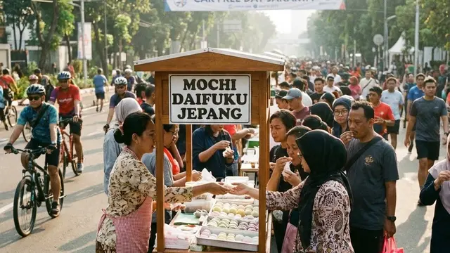 Ide Jualan di Car Free Day Modal Kecil Untung Besar