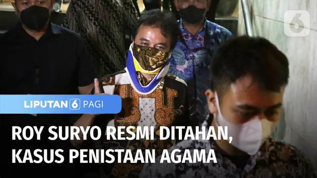 Masih menggunakan penyangga leher, Roy Suryo resmi ditahan usai jalani pemeriksaan selama 8 jam terkait kasus penistaan agama, unggah meme stupa yang diedit menyerupai wajah Presiden Jokowi. Roy Suryo ditahan karena dikhawatirkan menghilangkan barang...