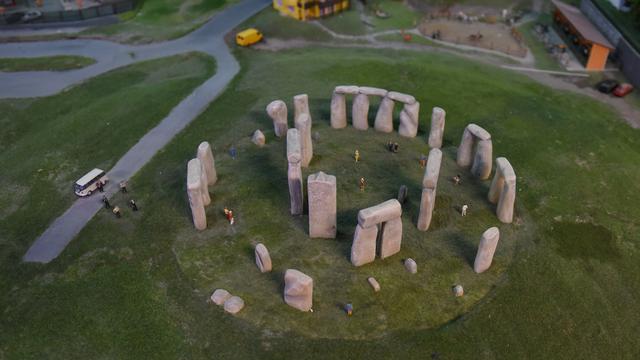 Miniatur situs dan tempat terkenal di Dunia-AFP-20170412