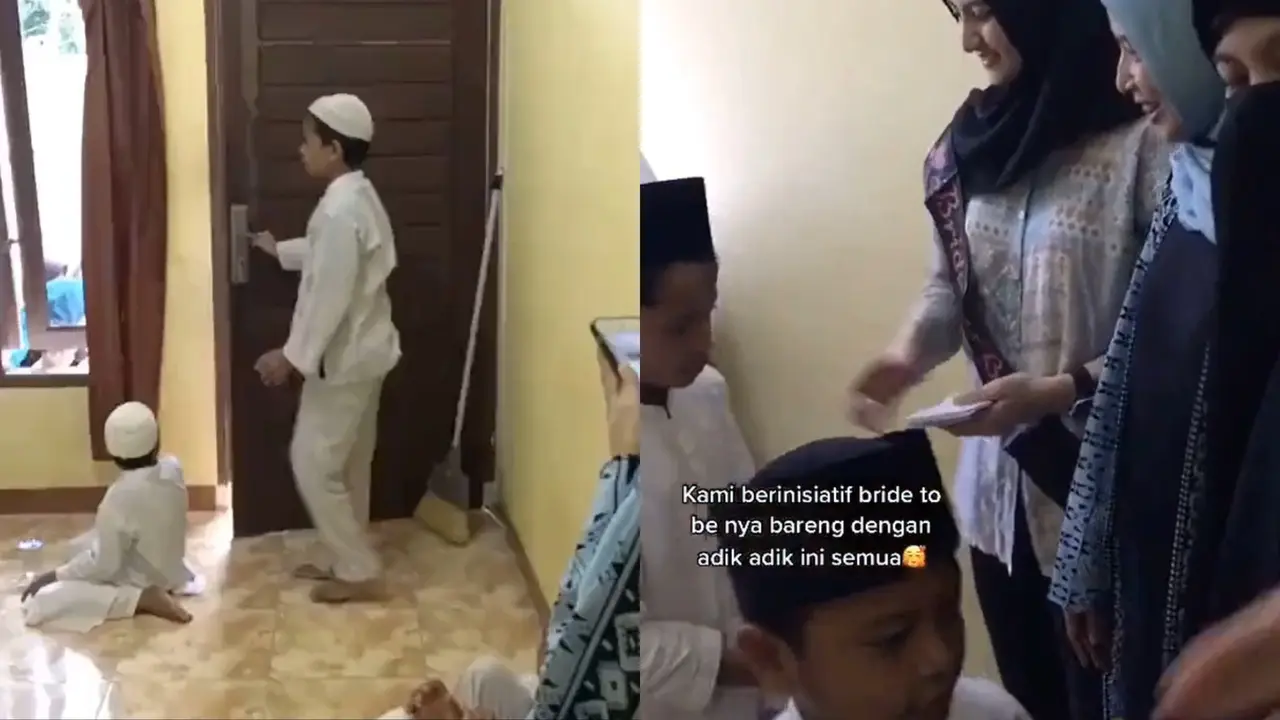 Seorang sahabat beri kejutan pesta bujang dengan merayakan bersama anak yatim.