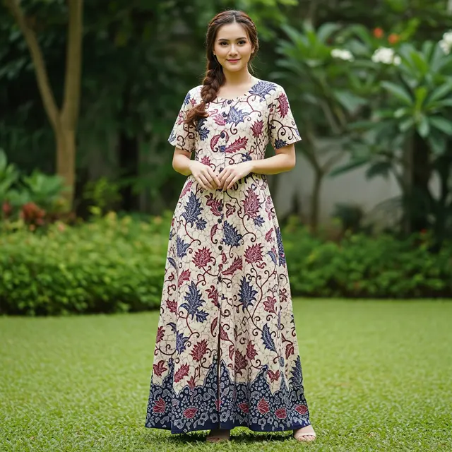 9 Model Baju Batik Wanita Kancing Depan, Kombinasi Anggun dan Praktis