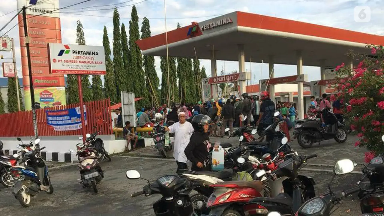 Korban gempa Palu menjarah SPBU Pertamina