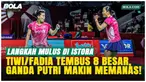 Amalia Pratiwi/Siti Fadia Silva Ramadhanti lolos ke perempatfinal Indonesia Open 2026 di Istora Senayan, Jakarta, Kamis (4/6), setelah mengalahkan Yeung Nga Ting/Yeung Pui Lam 21-19, 21-18. Kemenangan ini menjadi modal penting menghadapi babak beriku...