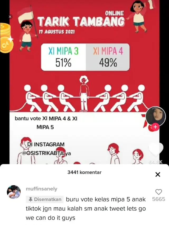 6 Potret Kocak Lomba Tarik Tambang 17-an Via Online Ini Kreatif Banget