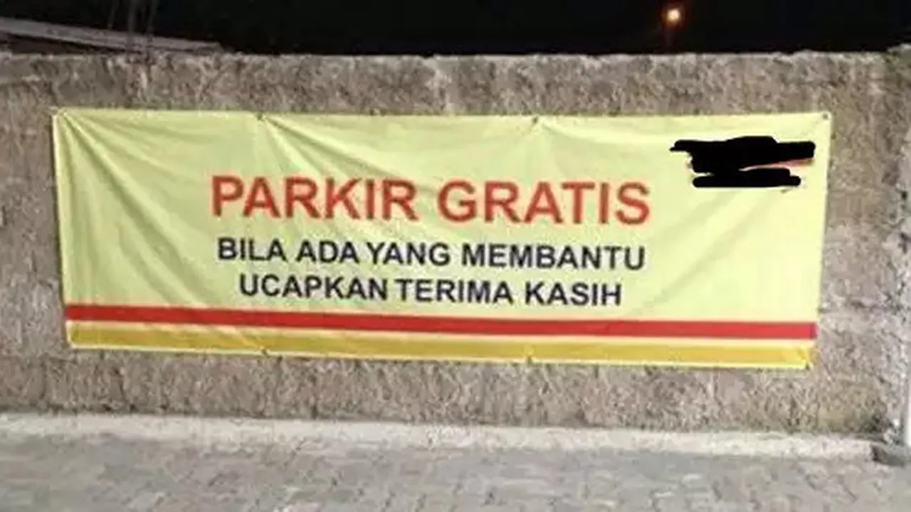 6 Tulisan Soal Tarif Parkir di Minimarket, Ada yang Gratis dan Tidak